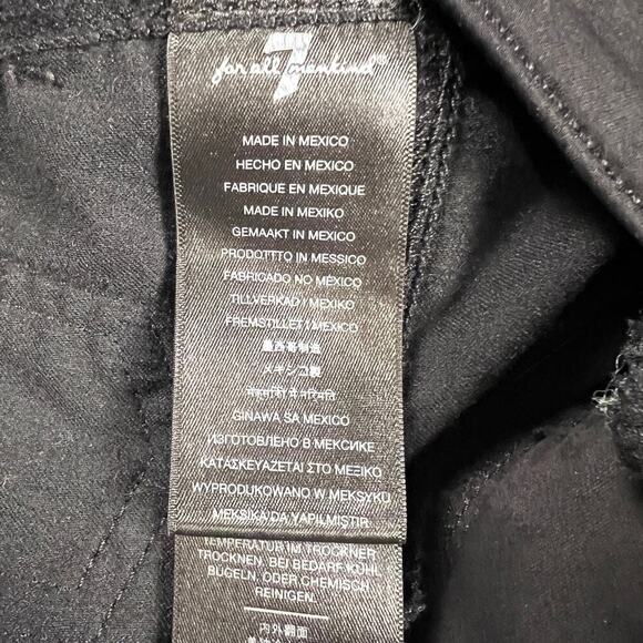 Jen7 7 For All Mankind Black Pencil Skirt Size 12 - Picture 9 of 12